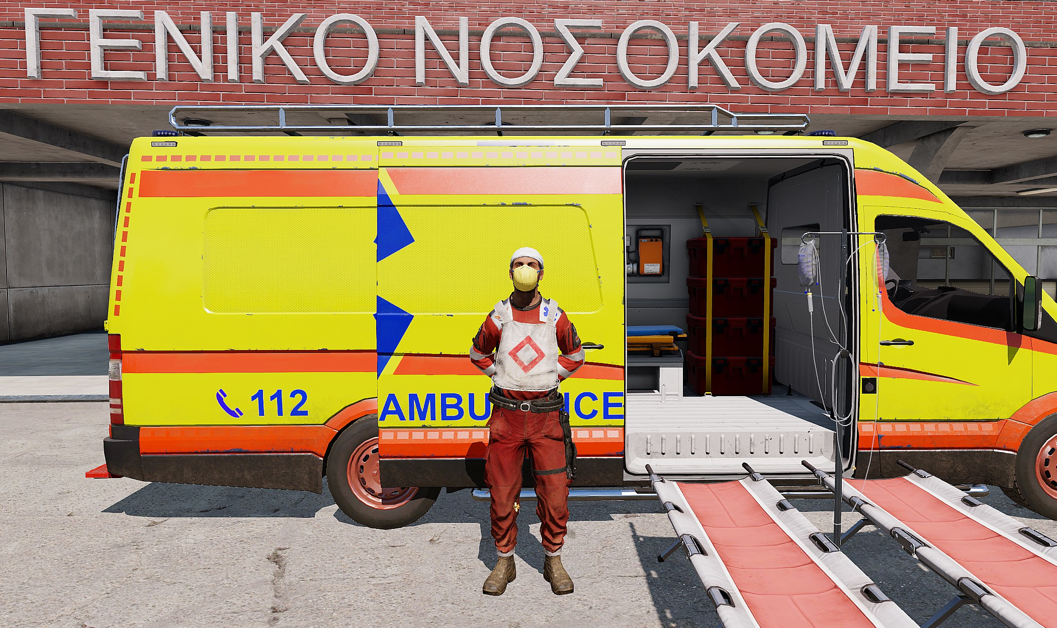 Dr. Speras during a community ourtreach programme