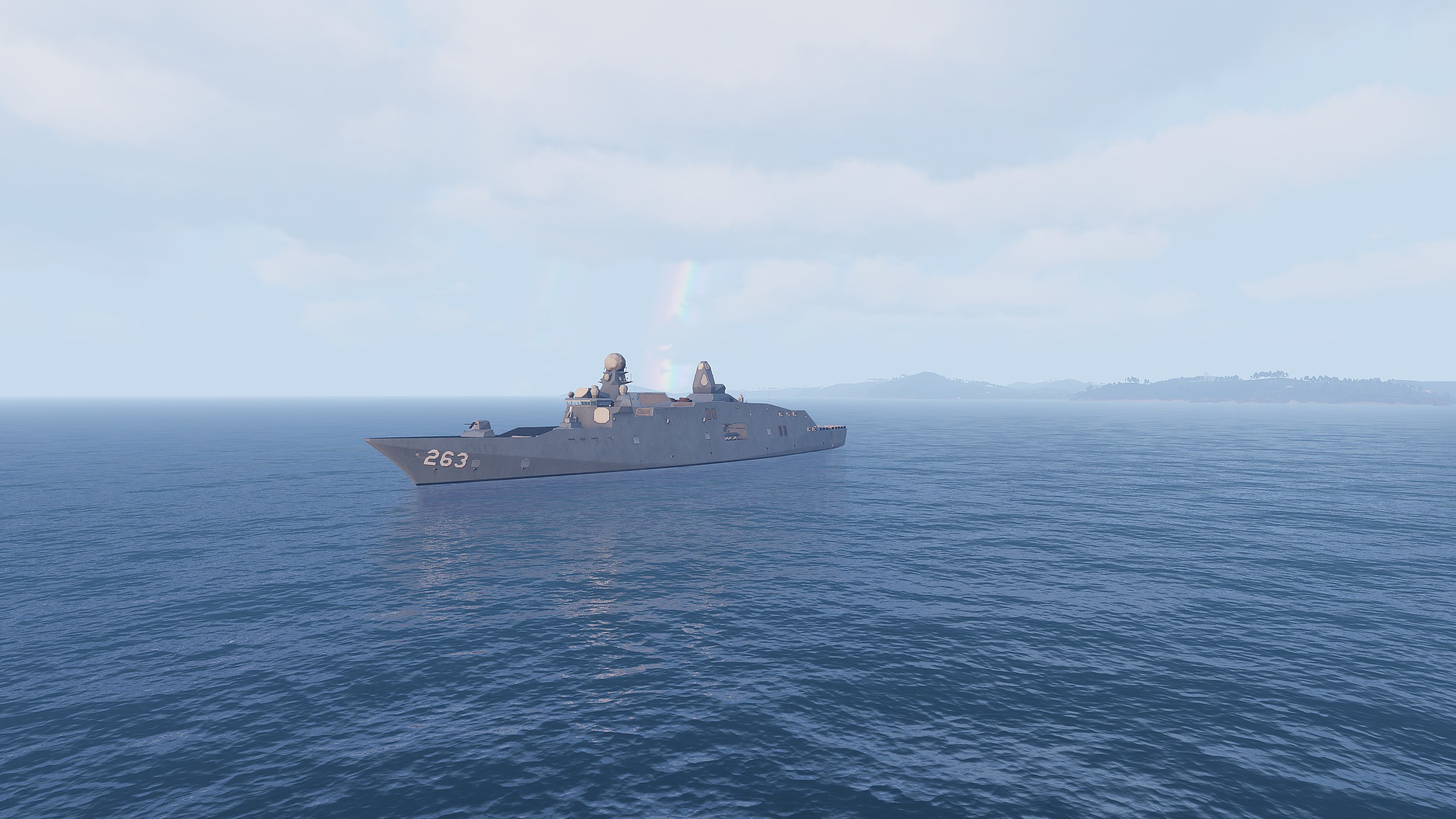 HS Atlas & an accompanying Patrol Vessel off the Altis coast