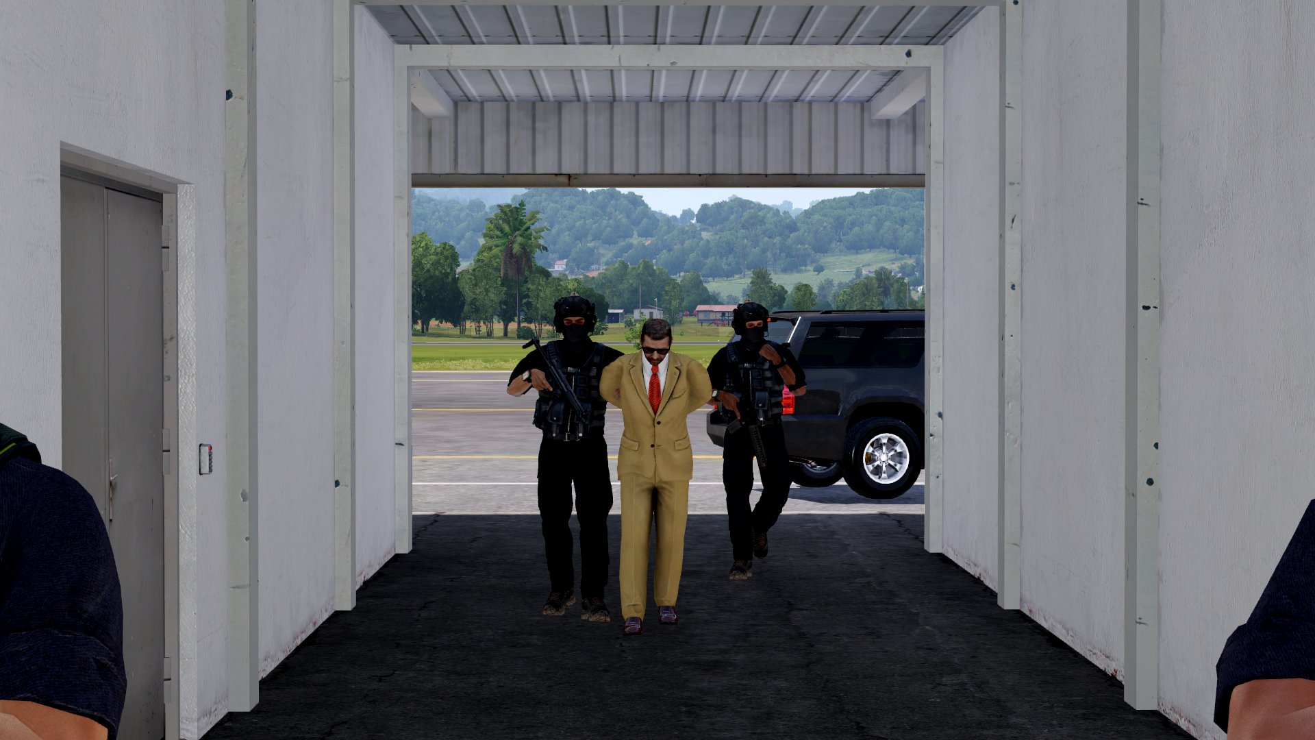 Blanchard in British Custody